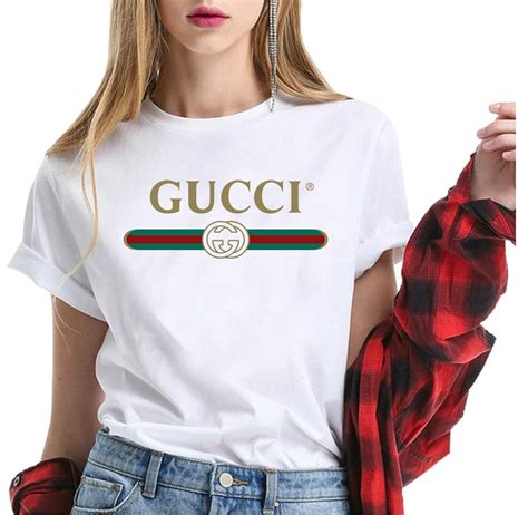 i am a gucci girl t shirt|white Gucci shirt girls medium.